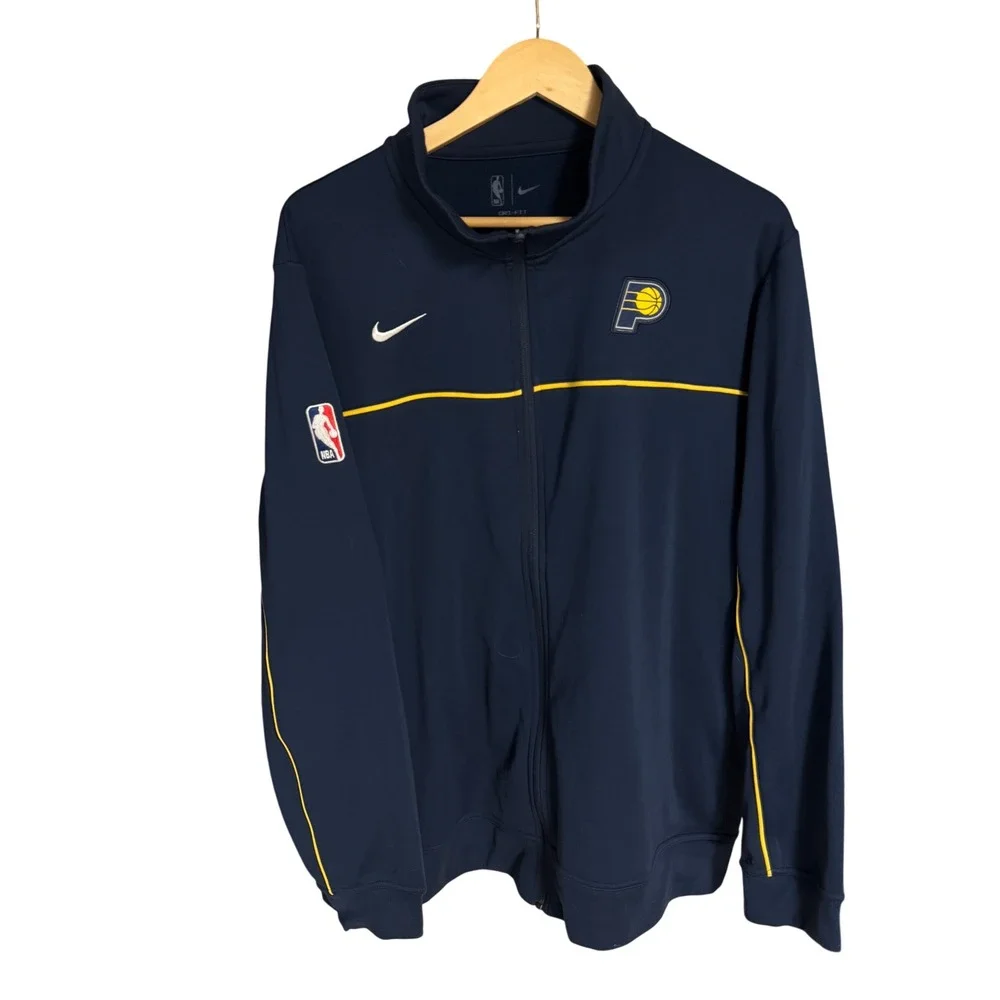 Nike NBA Indiana Pacers Dri-FIT Full Zip Track Jacket Mens‎ XL
